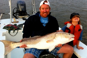 fishing for big bull redfish in ponce inlet area