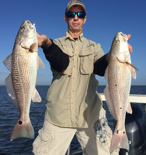 fishing trip for redfish in mosquito lagoon