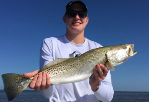 big sea trout from mosquito lagoon