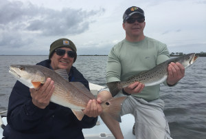 mosquito lagoon redfish speckled trout fishing charter