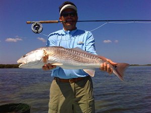 taylor redfish on fly