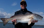 redfish caught while fishing mosquito lagoon
