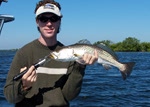 speckled trout caught in mosquito lagoon