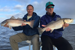 winter redfish trip to mosquito lagoon