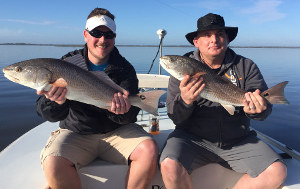 mosquito lagoon winter charter for redfish