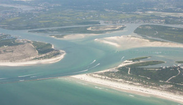 ariel view ponce inlet new smyrna beach fishing nate lemmon